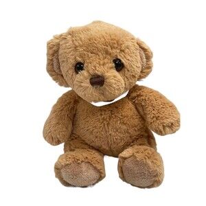 VINTAGE FRANKFORD CANDY TEDDY BEAR 8” PLUSH STUFFED ANIMAL TAN HARD TO FIND TOY